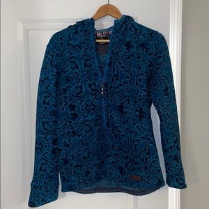 Sherpa adventure wear zip up sweater